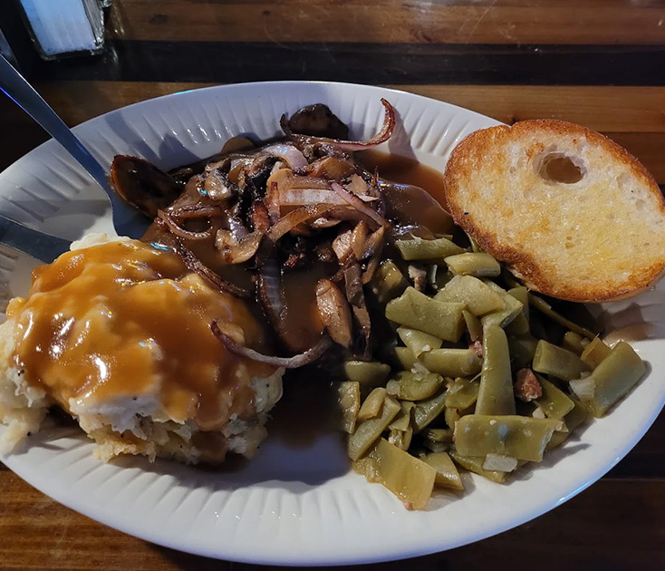 hamburger-steak-card-2 Hamburger Steak with Mashed Potatoes and Italian Green Beans on Thursdays!
